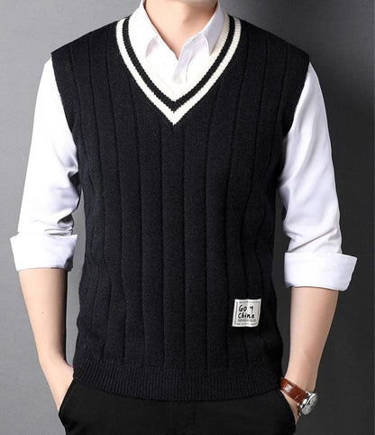 JO | Men's Knitted Striped Sweater
