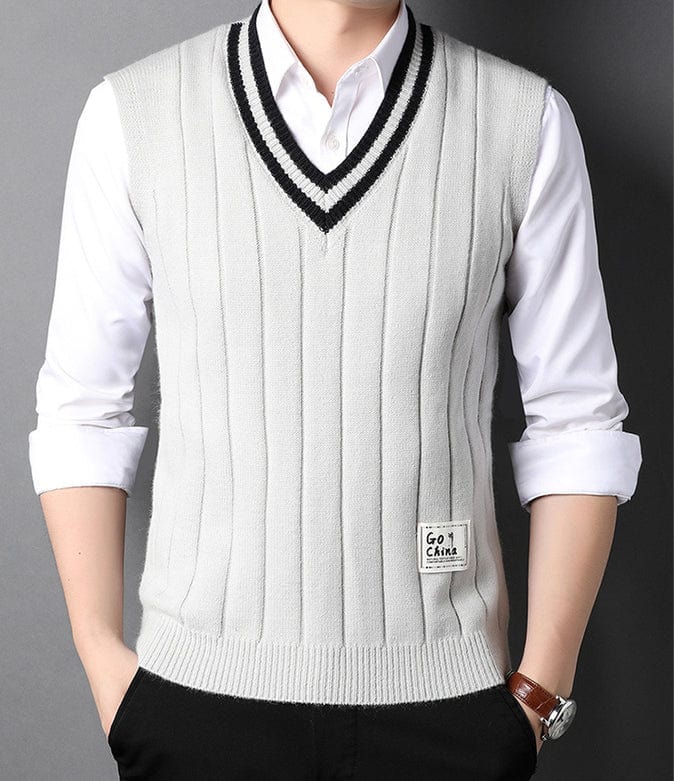 JO | Men's Knitted Striped Sweater