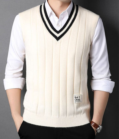 JO | Men's Knitted Striped Sweater