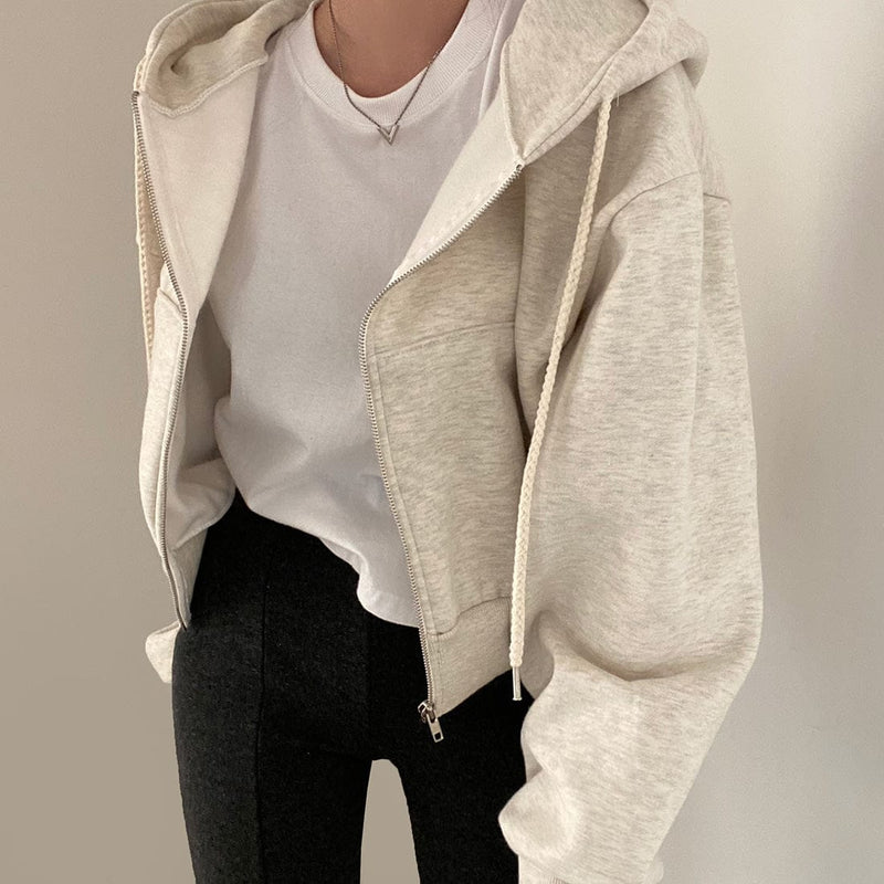 JO | Casual sweater with long sleeves and drawstring