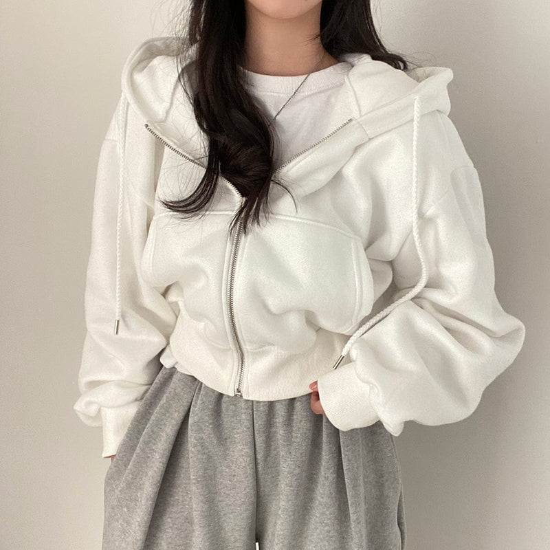 JO | Casual sweater with long sleeves and drawstring