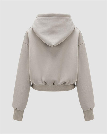 JO | Casual sweater with long sleeves and drawstring