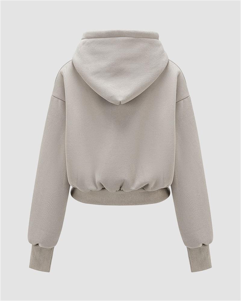 JO | Casual sweater with long sleeves and drawstring