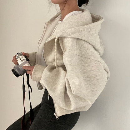 JO | Casual sweater with long sleeves and drawstring