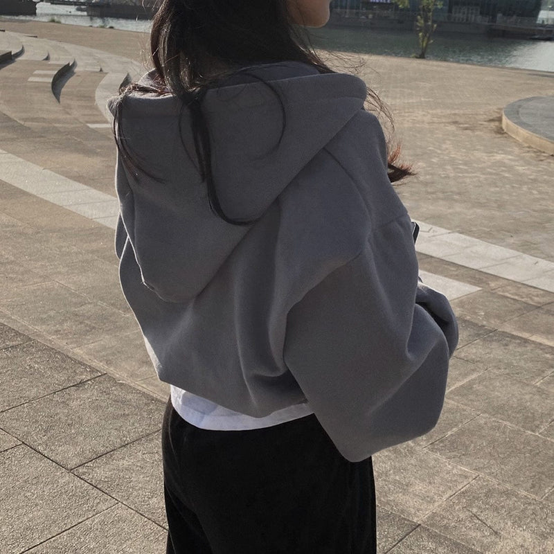 JO | Casual sweater with long sleeves and drawstring
