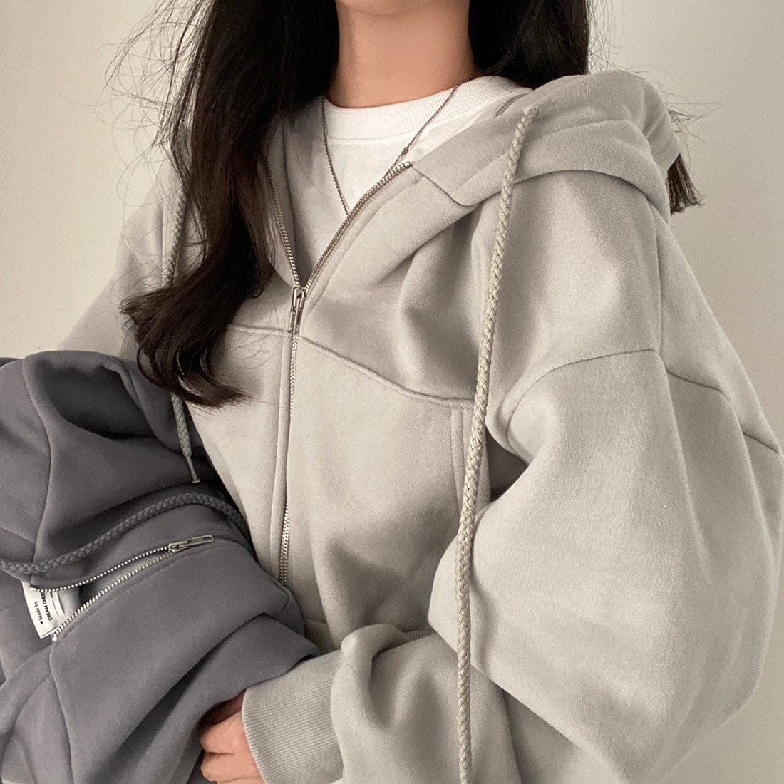 JO | Casual sweater with long sleeves and drawstring