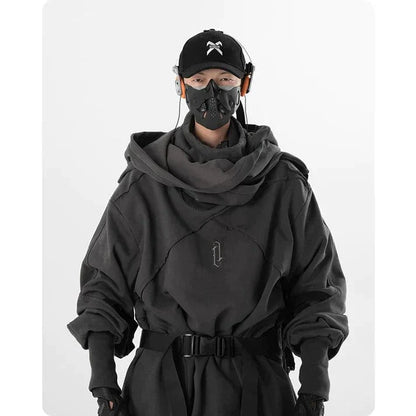 JO | Unisex Functional Wizard Scarf-Collar Sweater