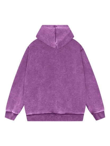 KS | Denim pullover hoodie