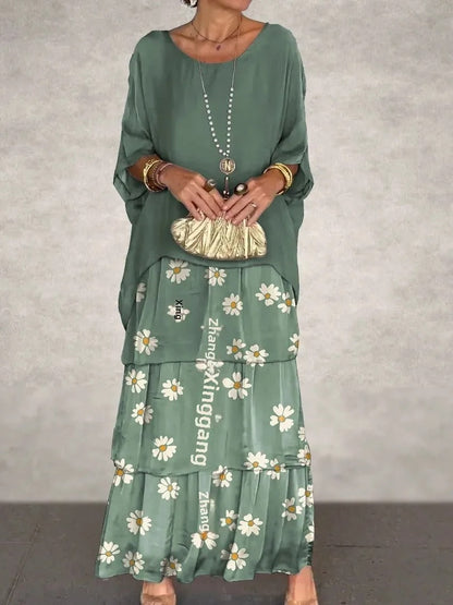 KS | Loose layered maxi dress