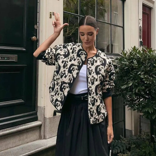 JO | Casual patterned jacket for women