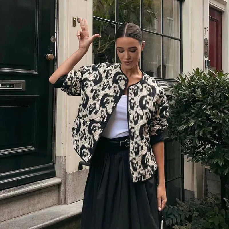 JO | Casual patterned jacket for women