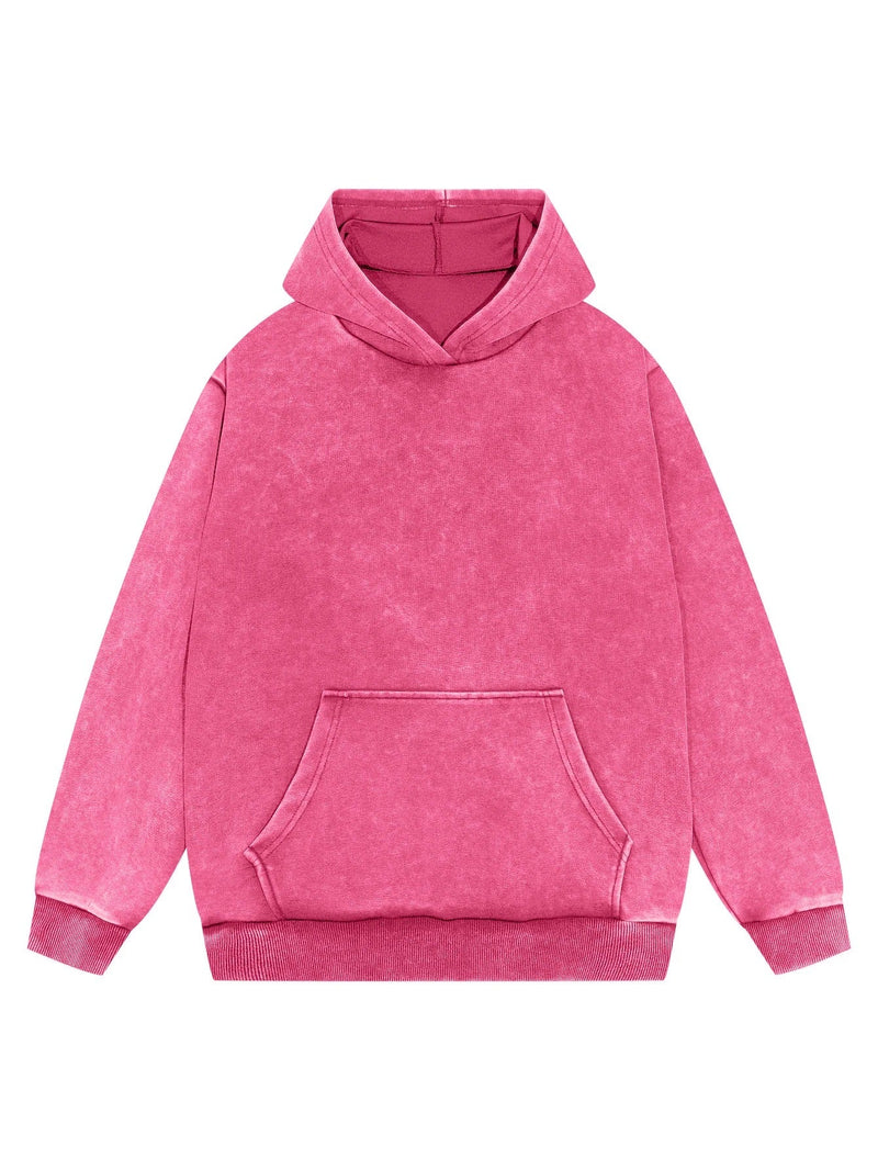 KS | Denim pullover hoodie