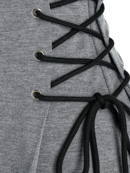 KS | Casual-chic hooded midi dress