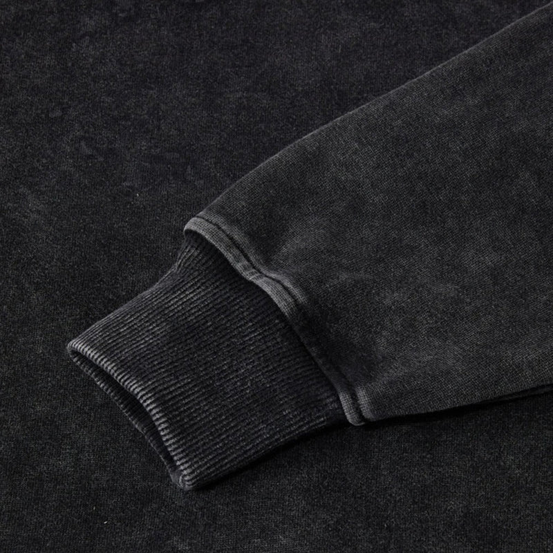 KS | Denim pullover hoodie