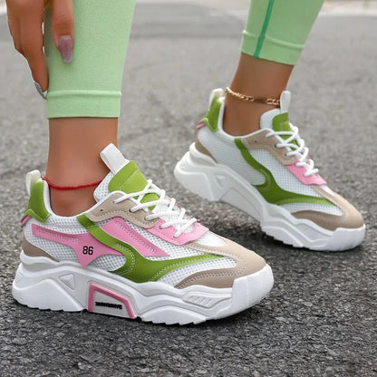 KS | Fashionable non-slip lightweight platform sneakers