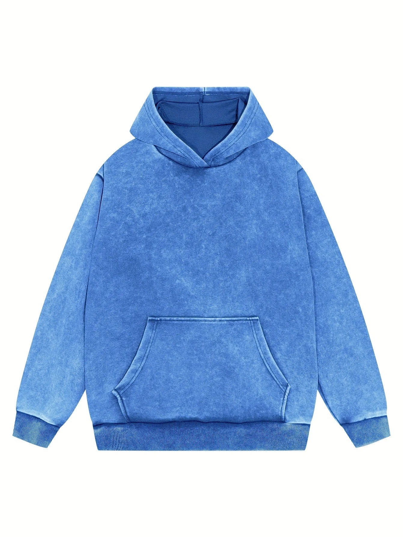 KS | Denim pullover hoodie