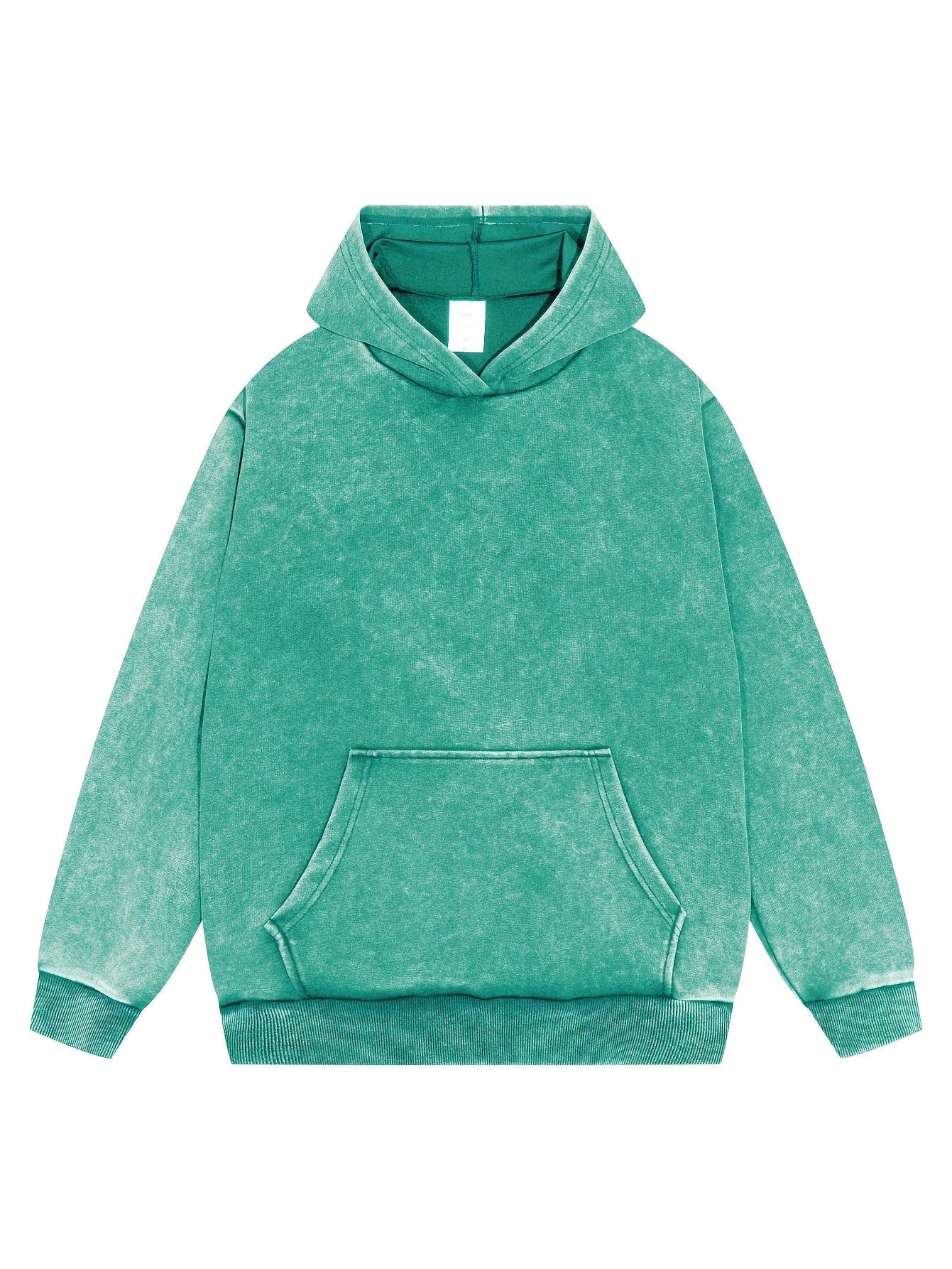 KS | Denim pullover hoodie