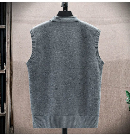 JO | Casual sleeveless sweater with V-neckline