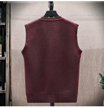 JO | Casual sleeveless sweater with V-neckline