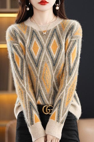 JO | Round neck knitted sweater 2024