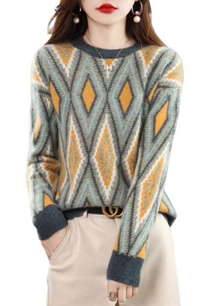 JO | Round neck knitted sweater 2024