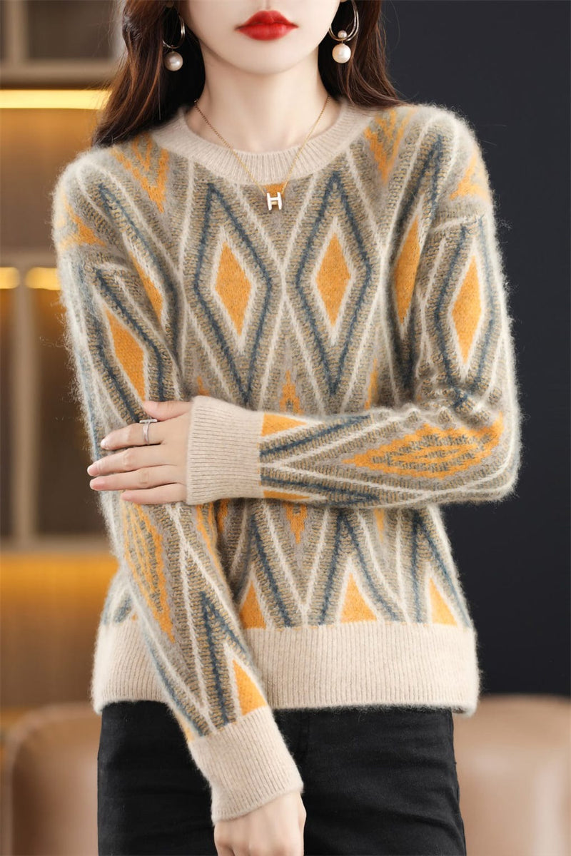 JO | Round neck knitted sweater 2024