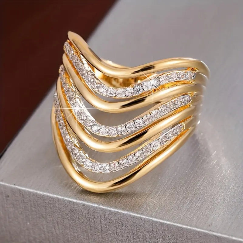 Romantic Gold Ring for Special Moments