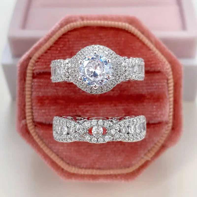 Romantic Silver Set for Special Moments