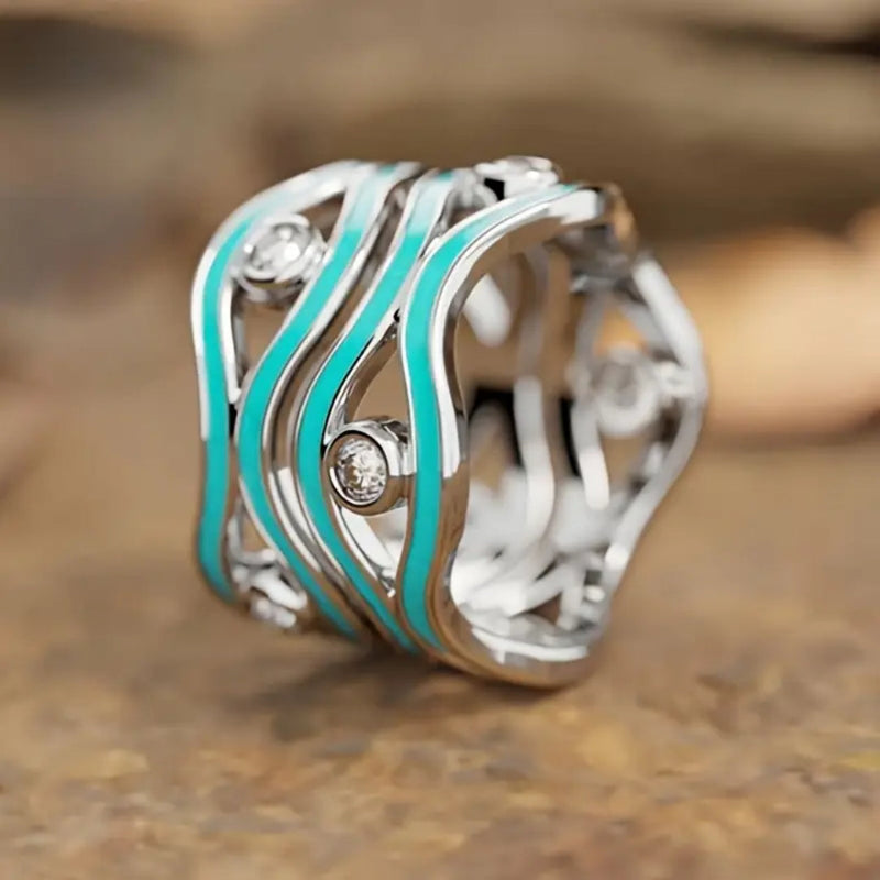 Beautiful Silver Ring with Unique Style