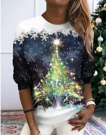 JO | Elegant Kerstmis Sweatshirt