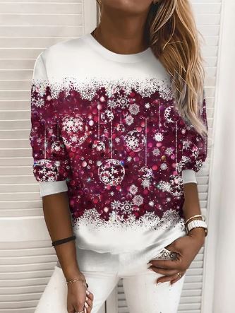 JO | Elegant Kerstmis Sweatshirt