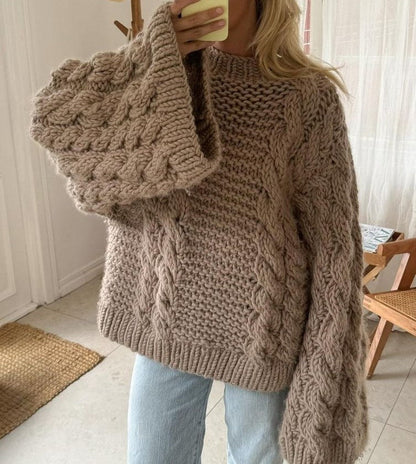 JO | MW - Chunky cable-knit sweater