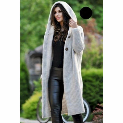 JO | Long women's knitted coat