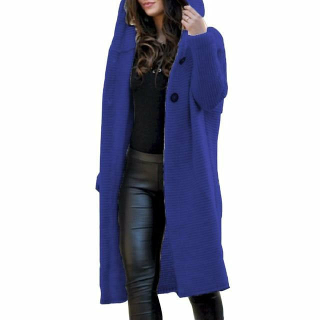 JO | Long women's knitted coat