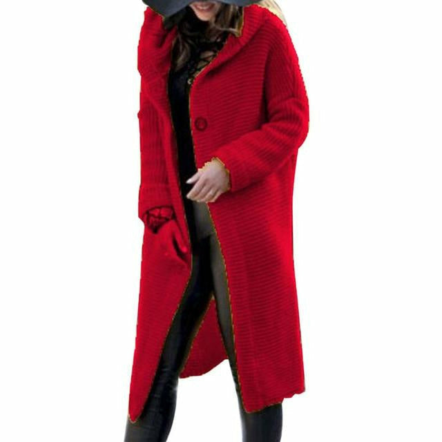 JO | Long women's knitted coat