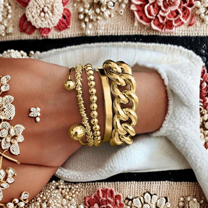 Delicate Artisan Gold Set