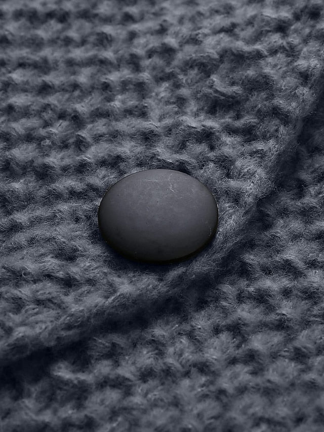 KS | Cardigan with hood in chunky knit