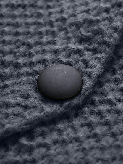 KS | Cardigan with hood in chunky knit