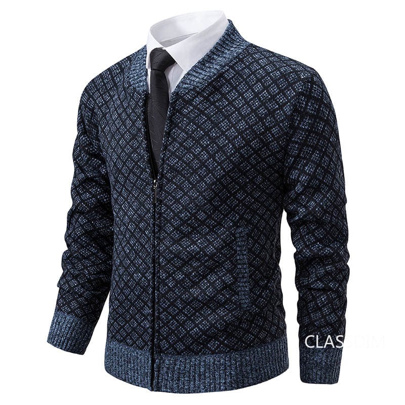 JO | stand-up collar fleece thick warm sweater 2024