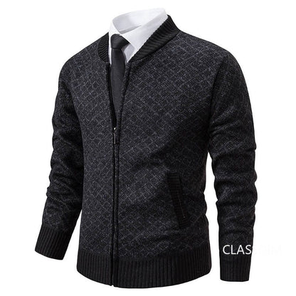 JO | stand-up collar fleece thick warm sweater 2024