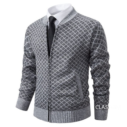 JO | stand-up collar fleece thick warm sweater 2024