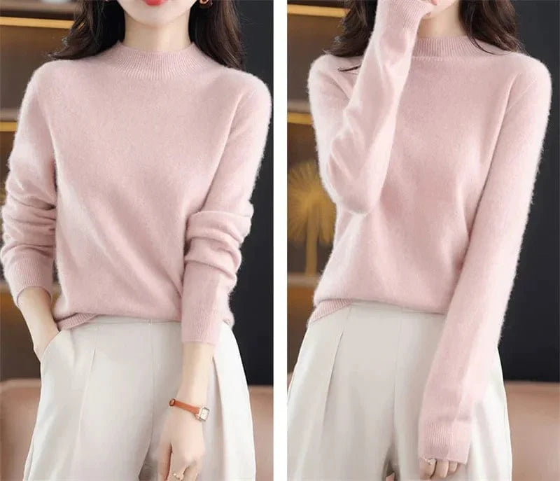 JO | Soft knitted sweater with turtleneck