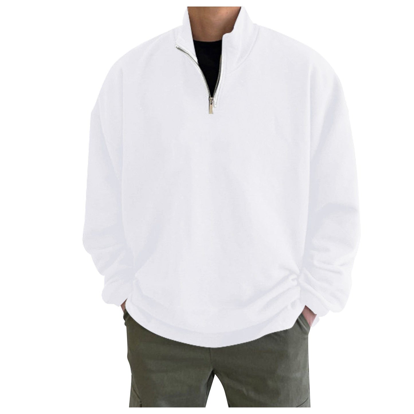 JO | Plain hoodless sweater