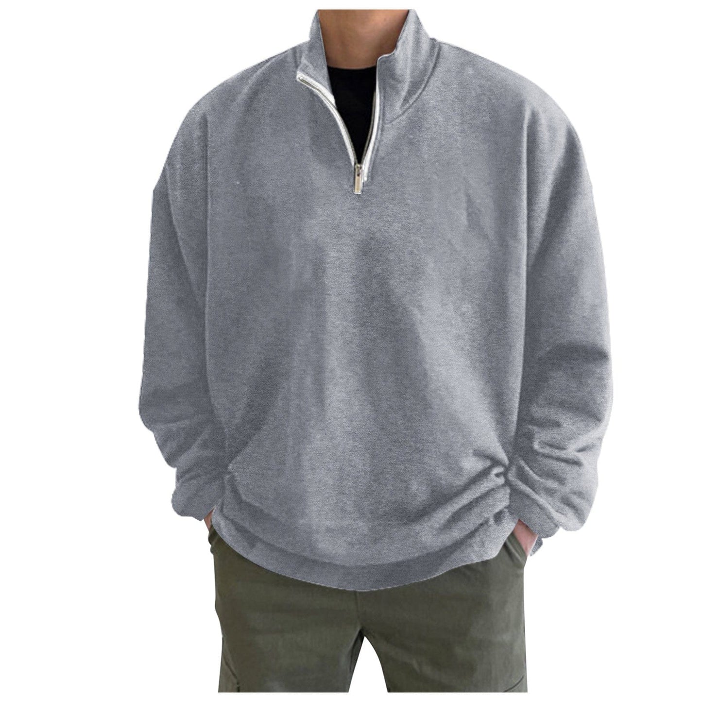 JO | Plain hoodless sweater