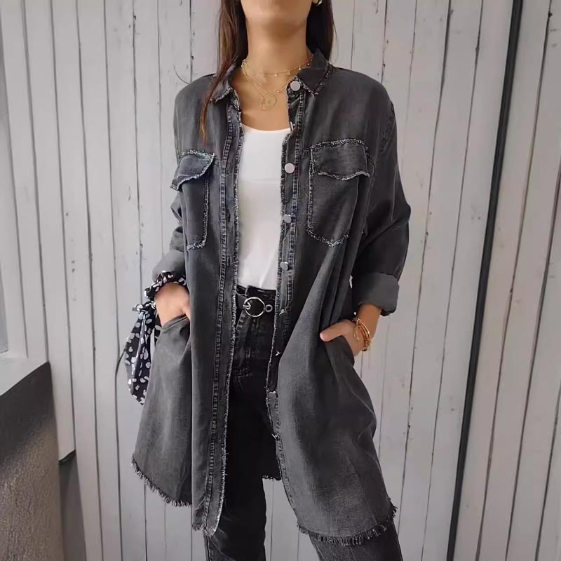 JO | Classic long jacket for women