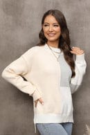 JO | Round neck long sleeve sweater