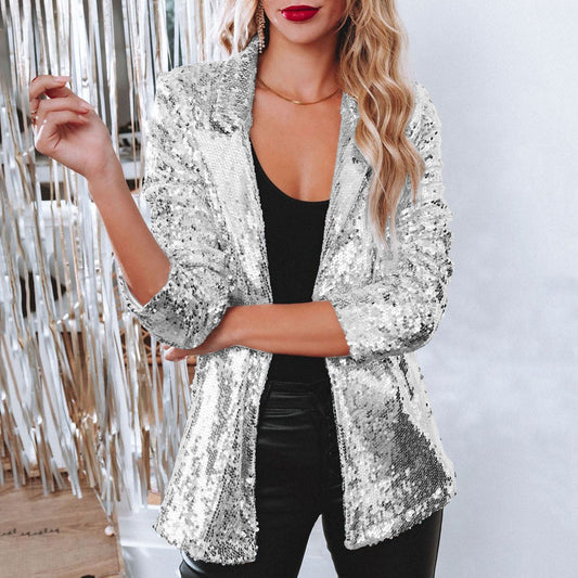 JO | Sequin blazer for women