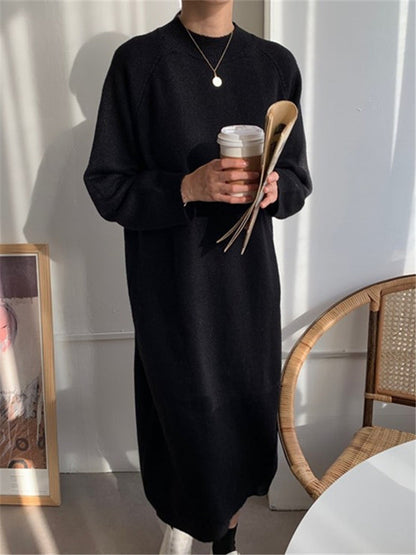 JO | Cozy knit midi dress